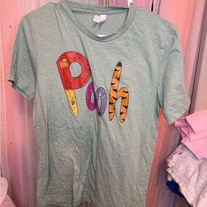 Disney Winnie the Pooh Green T-Shirt